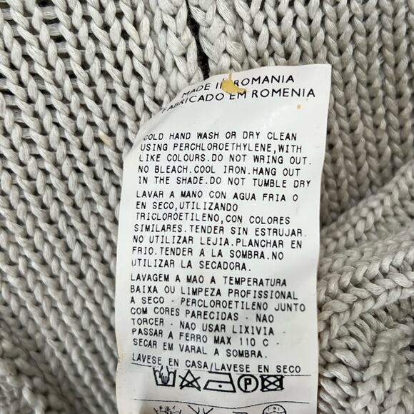 Pennyblack by Max Mara Zip Front Ribbed Knit Cardigan Sweater Women Small Luxury - Picture 13 of 14